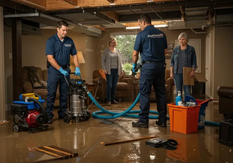 Basement Water Extraction and Removal Techniques process in Hazel Park, MI